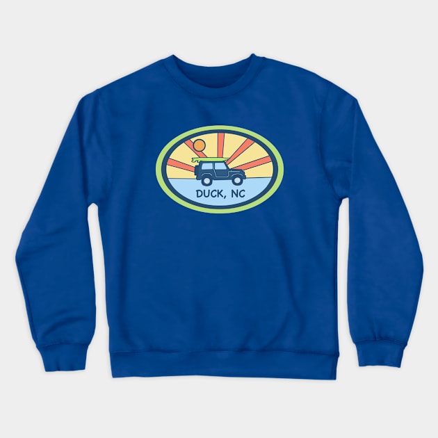 DUCK NC BEACH DAY Crewneck Sweatshirt by Trent Tides